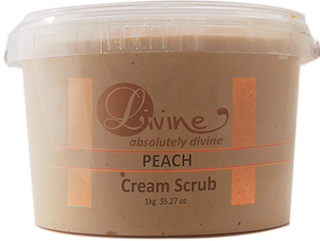 Body Cream Scrub Peach 1kg