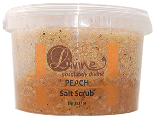 salt scrub peach 1kg